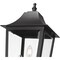 Z-Lite Gannon 3 Light Outdoor Post Mount Fixture, 10in. W x 26.75in. H, Black 5008PHBR-BK - alternate 4